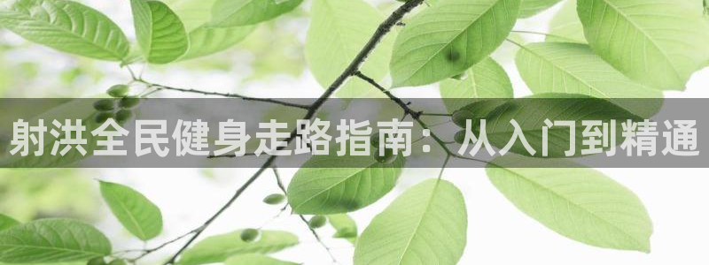 怎样能成为尊龙凯时平台的会员：射洪全民健身走路指南：从入